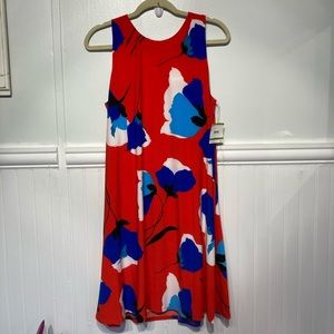 Anne Klein NWT Floral Shift Loose Fit Dress